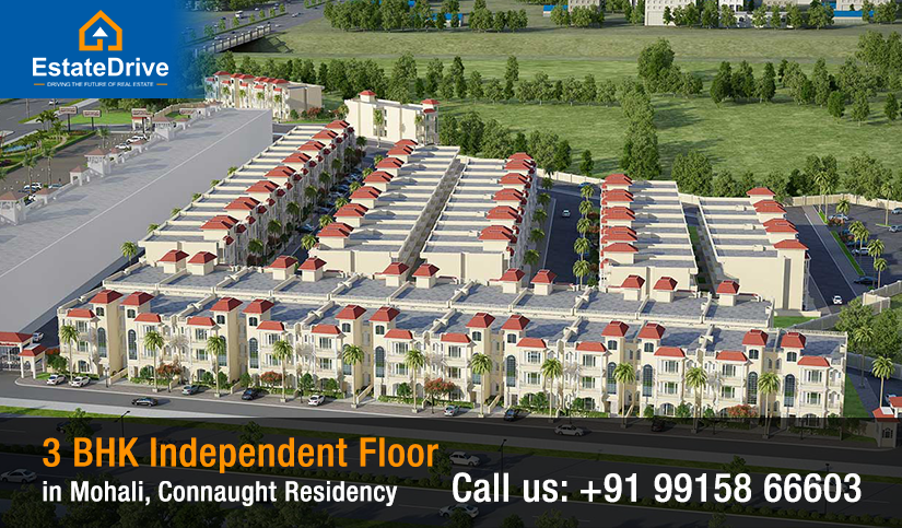 3 BHK Independent Floor in Mohali, Connaught Residency