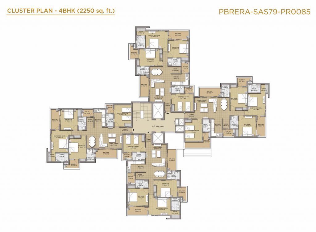 Sushma Chandigarh Grande  Floor Plan