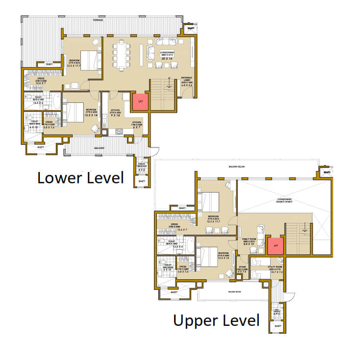 ATS Casa Espana Penthouse Floor Plan