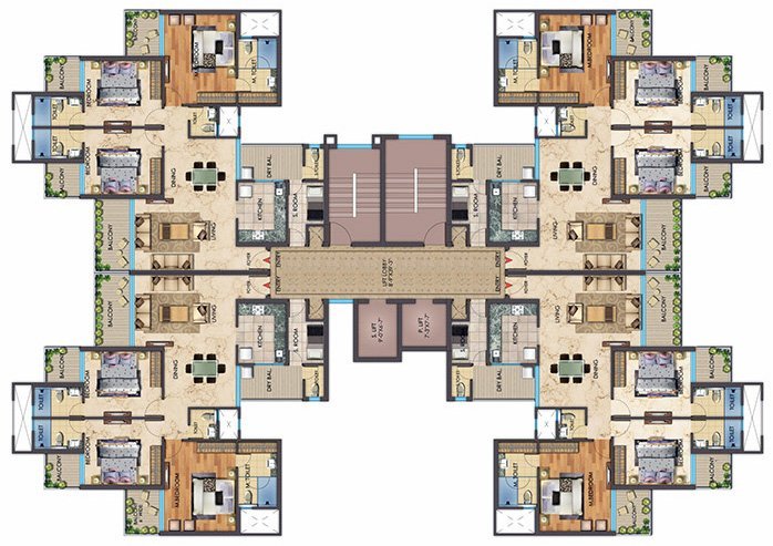 Beverly Golf Avenue Layout