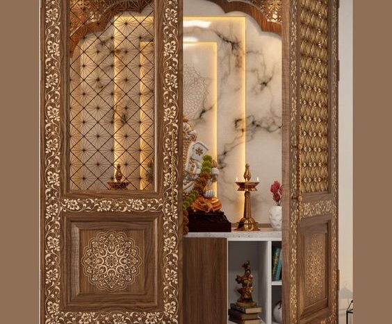 Mandir Door Design Wooden