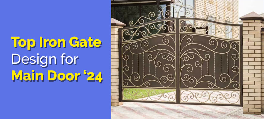 Estate Drive - Iron Main Gate Design